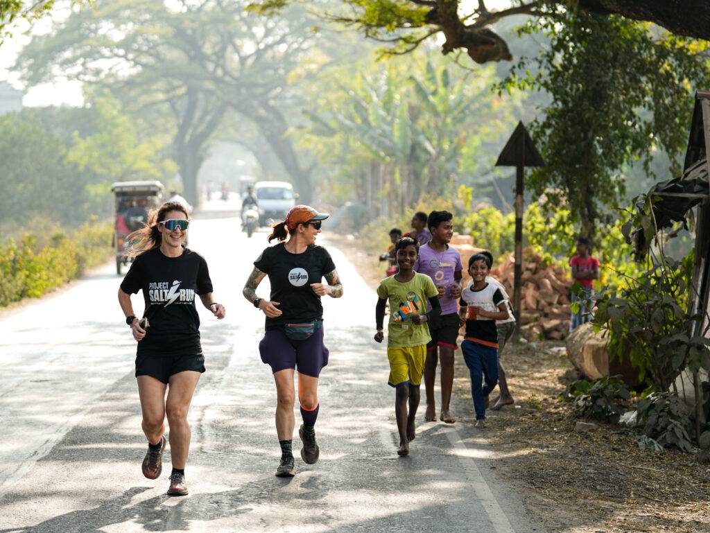 Hannah Cox running Project Salt Run - Jannine Barron - Regenerative Business Mentor